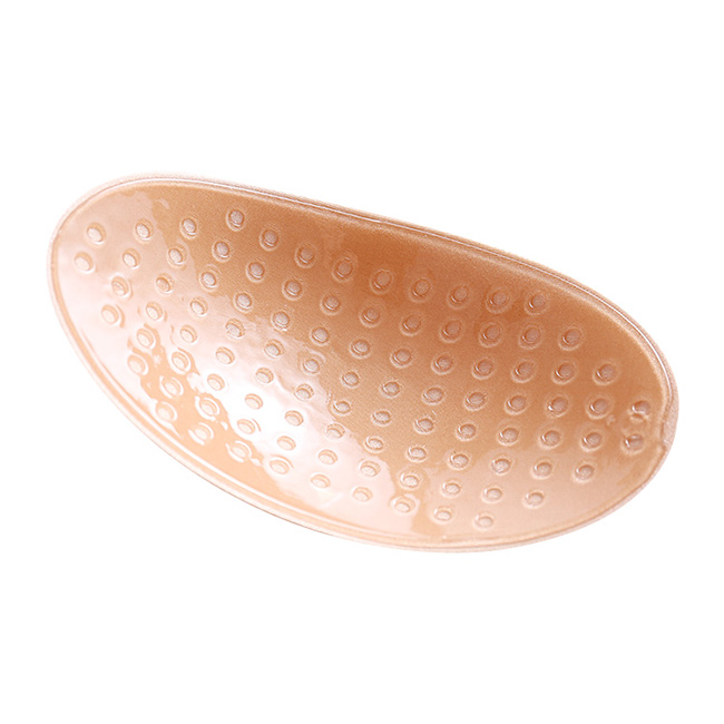 Wholesale Women Bra Accessories Reusable Self Adhesive Fabric Silicone Shoulder Pads For Suit