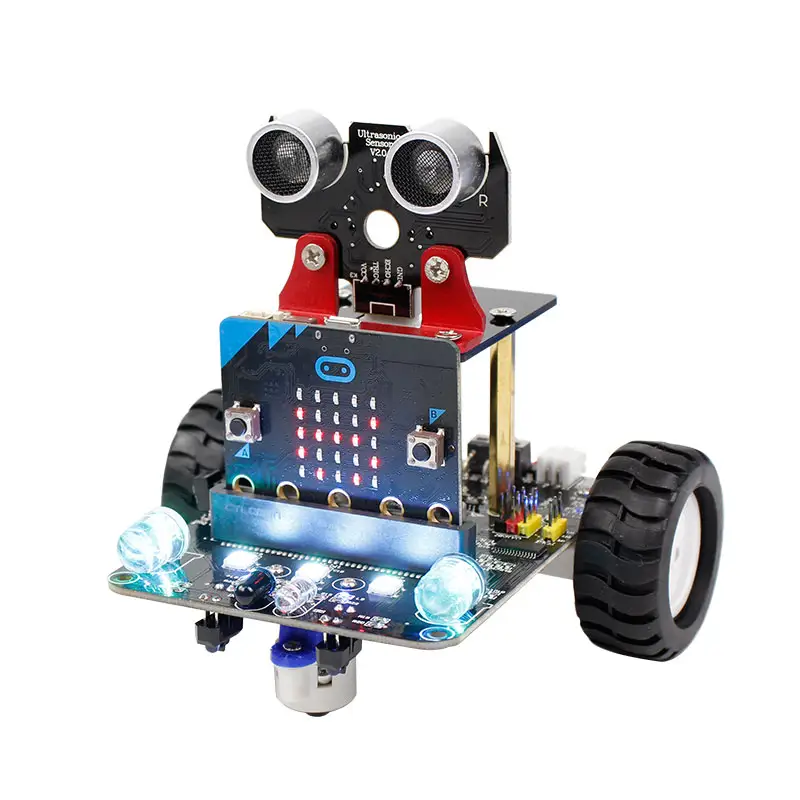 Yahboom Hot Sale BBC Micro:bit Programable Smart Microbit BBC DIY Robot Car Kit For Microbit As Gift