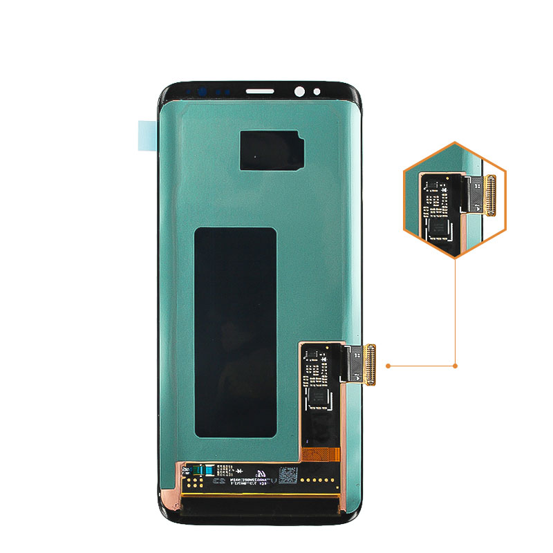 Сменный черный ЖК-дисплей с сенсорным экраном для samsung galaxy S8 LCD