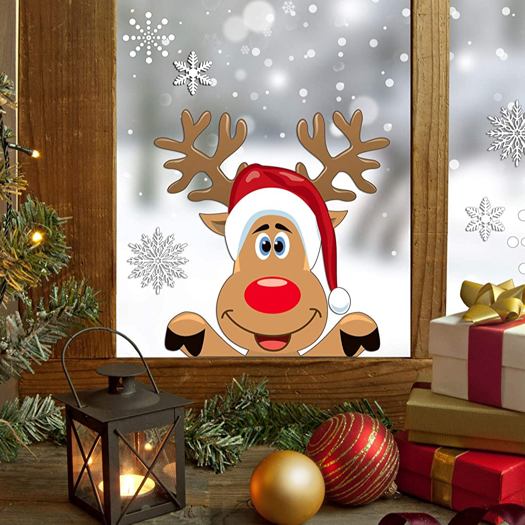 Christmas Window Stickers Christmas Clings for Windows