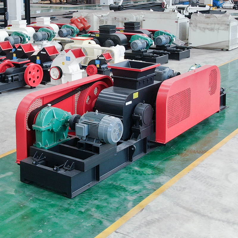 Mineral equipment two roller crusher double roll crusher for Brittle Material crushing