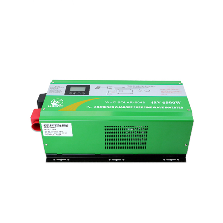 WHC-6048L 48 в 6000 Вт высокоэффективный инвертор, точный немодулированный синусоидальный сигнал, ЖК-дисплей, солнечный инвертор