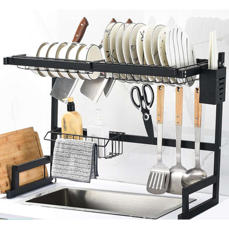 Adjustable Metal Kitchen Storage Organizer Shelf with Drying Rack Kitchen shelf