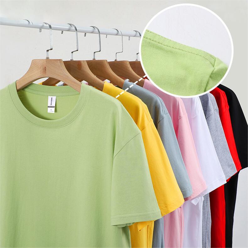 Short Sleeve High Quality Heavyweight Plain Blank Unisex Tshirt 100% Cotton Custom Screen Printing T-shirt for Men T Shirt