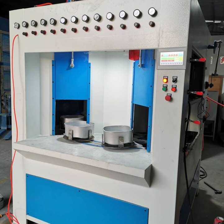 Automatic Rotary Blaster Sand Blasting Machine for Cooking Pot