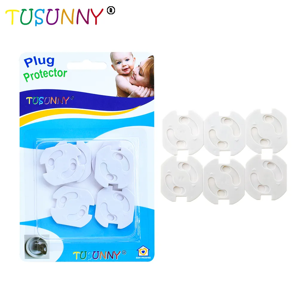 Baby Plug Protector EU Power Socket Electrical Outlet Baby Kids Child Safety Guard Protection Anti Electric Shock Plugs Protector Rotate Cover