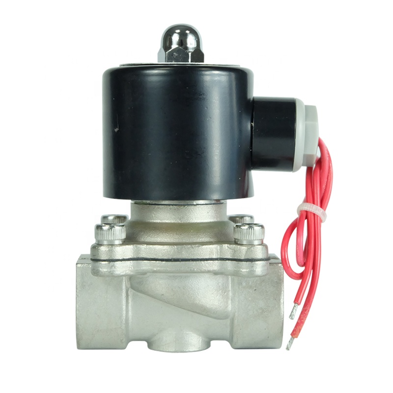 Лучшая цена atos 12 v 2 inch нержавеющая сталь латунь AC DC медная катушка 24v 220v воздушная Паровая Резьба bsp электромагнитный клапан для воды