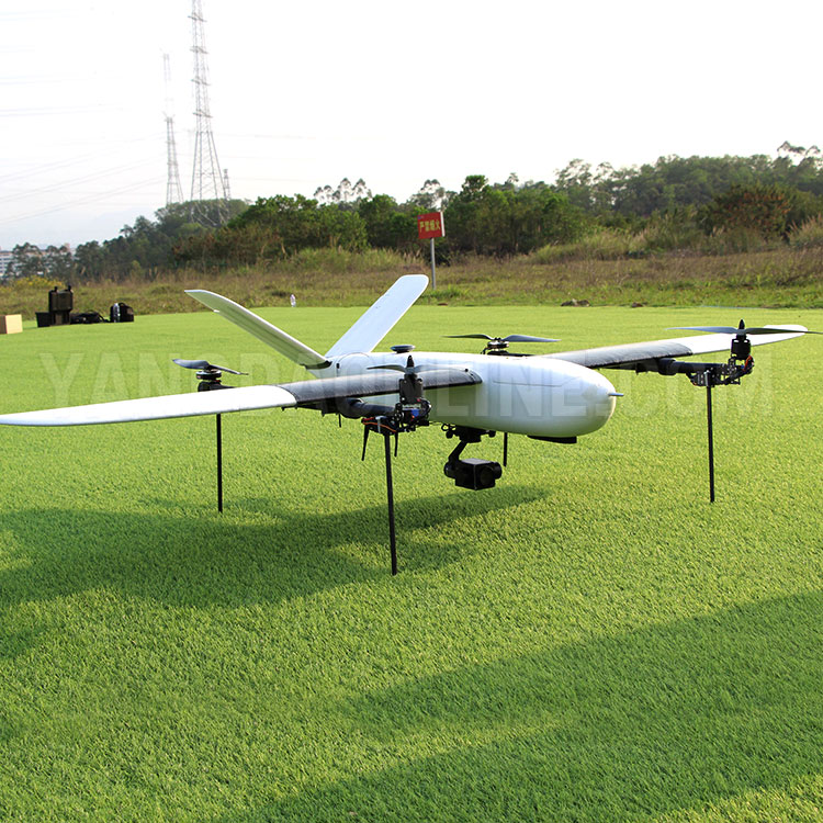 Vtol uav с неподвижным крылом для аэрофотосъемки и наблюдения