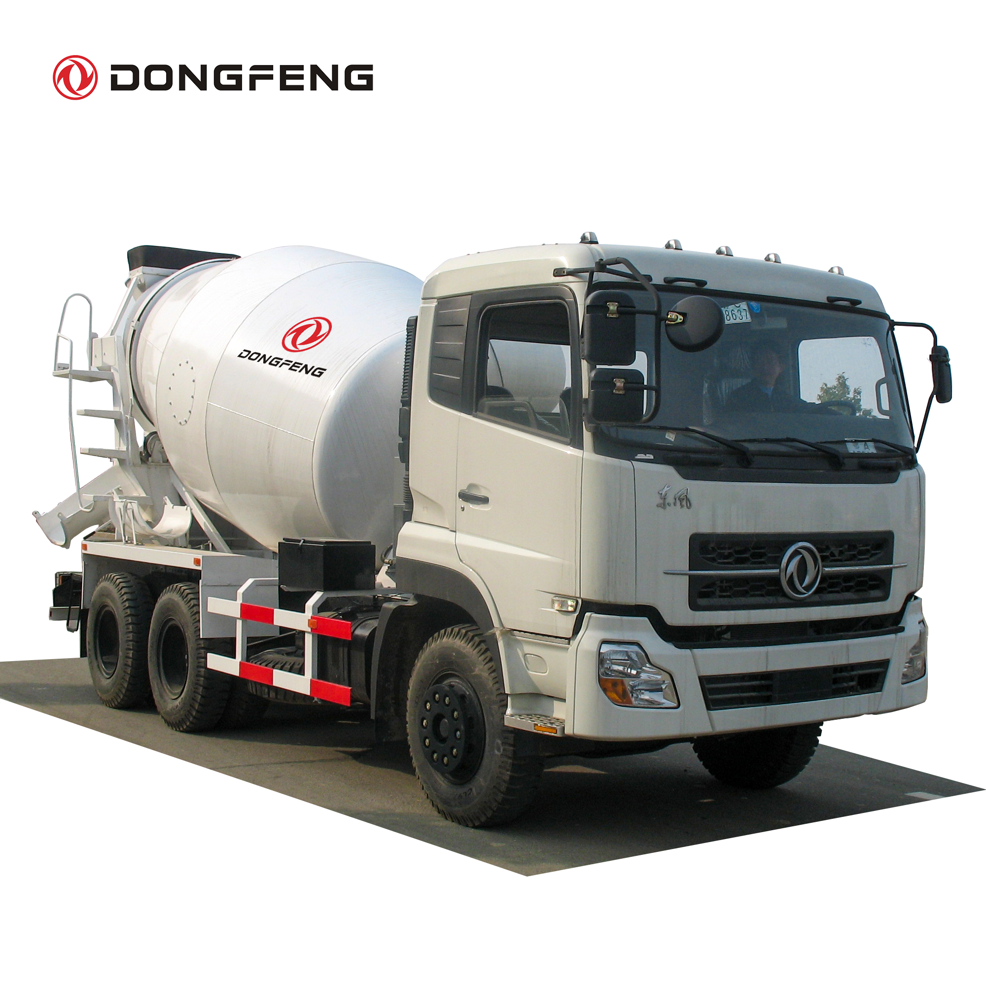 Dongfeng 6x4 Тип 8 м3 Бетономешалка Cummins 375 Hp двигатель E3 RHD цементный грузовик