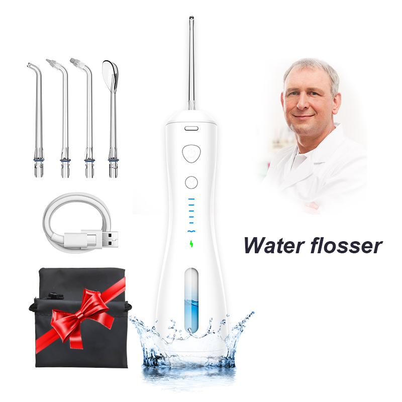 Water Flosser Electric Floss Oral Jet Cordless Manufacture Dental Portable Water Irrigator for Business trip, travel use