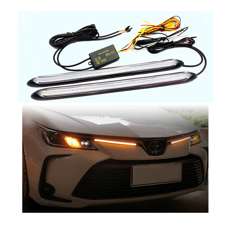 Автомобильная светодиодная лампа высокой яркости DRL Hid освещение фары Светодиодная автомобильная светодиодная балка