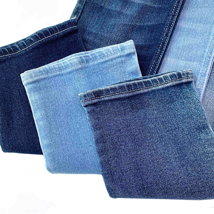 Stretch Twill Blue 9.7oz Mens Oe Super Soft Denim Fabric Jeans Lot