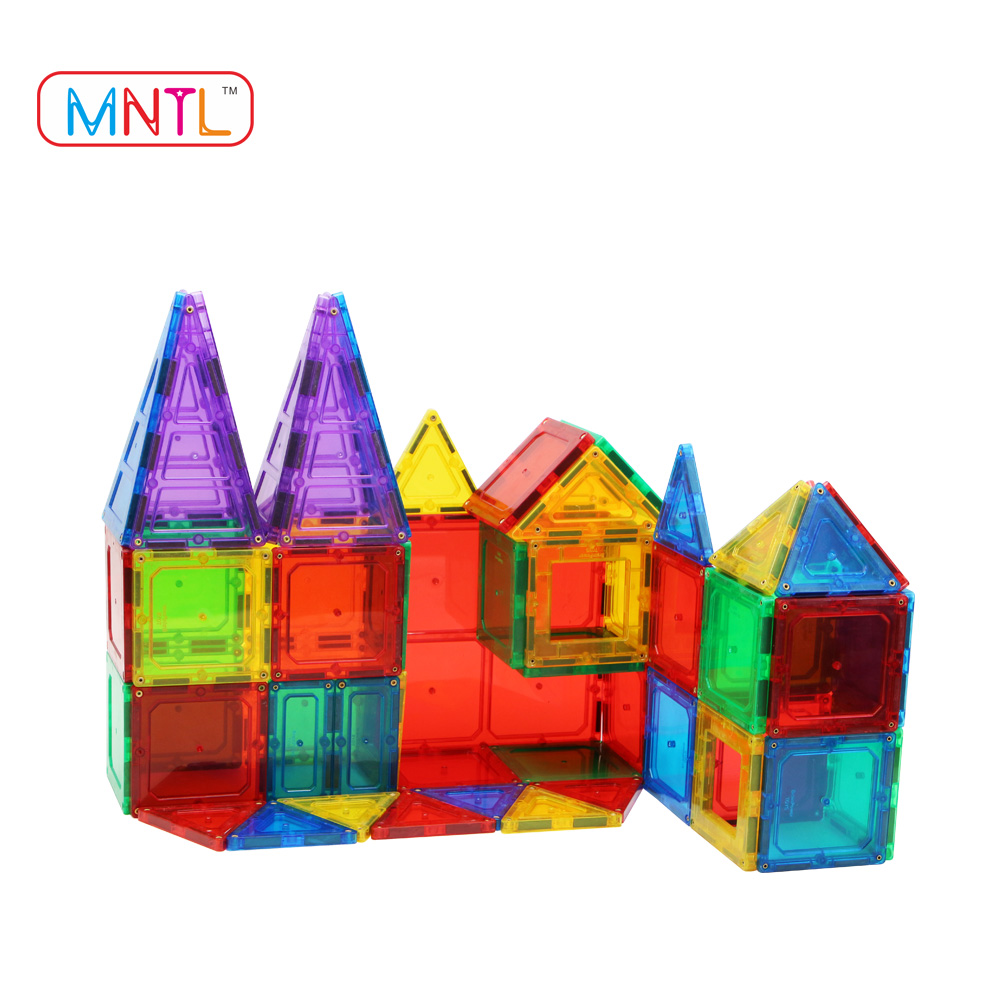 Дошкольного 100pcs магнитные diy плитки интеллект магнит блок образовательные 3D Строительные блоки для детей
