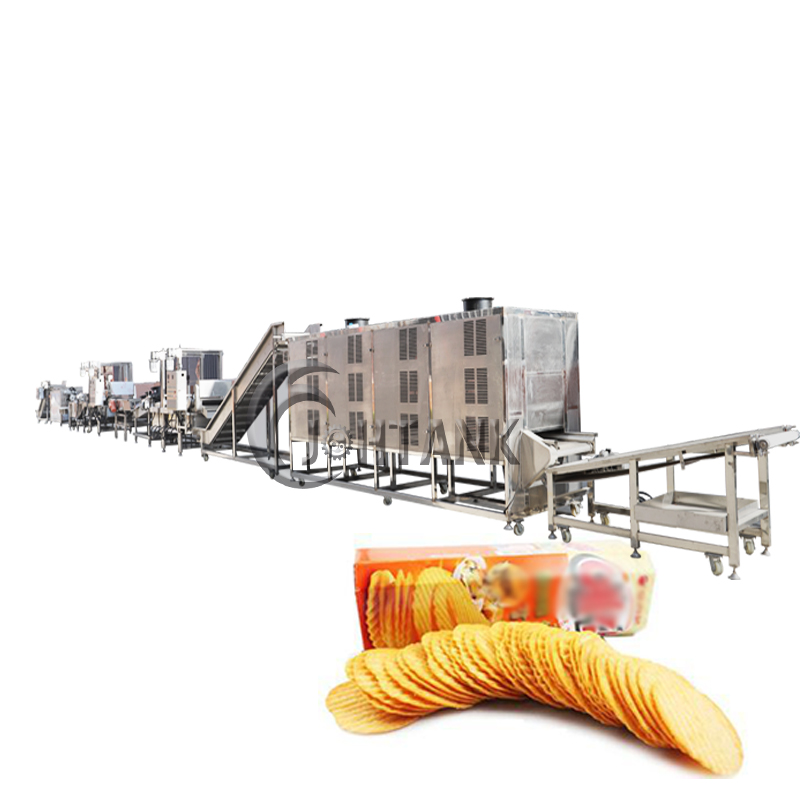 automatic potato chips making machine