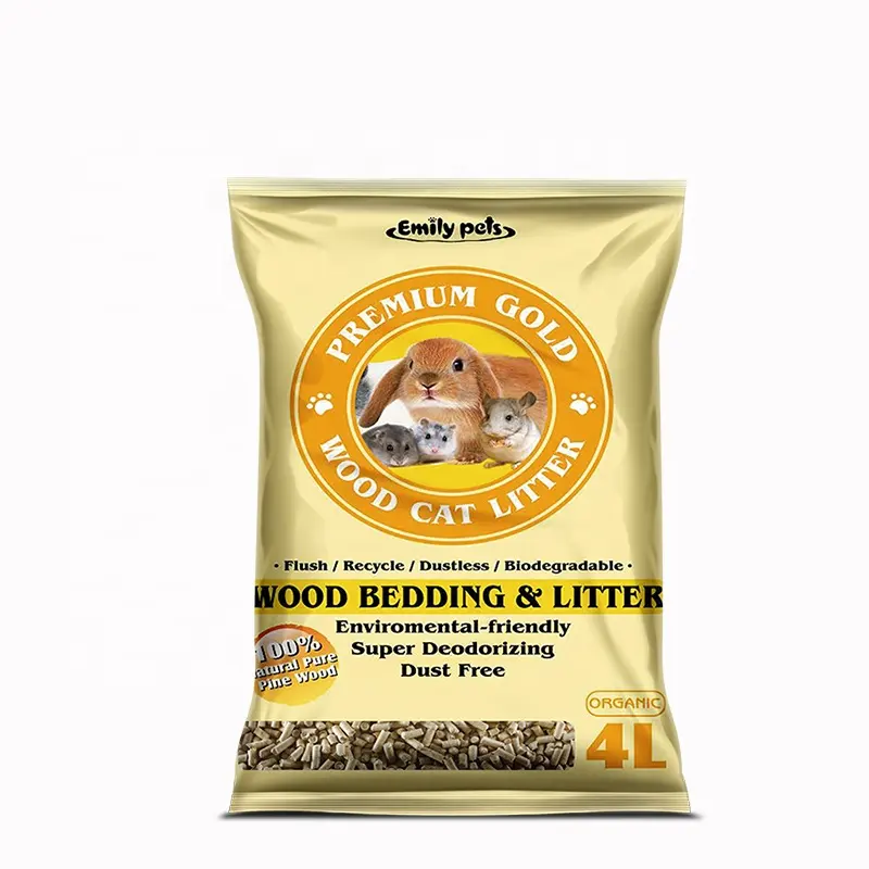 Super Clumping Cat Litter Really Dust Free Natural Newly Developed Pet Products Bulk Pine Wood Cat Litter