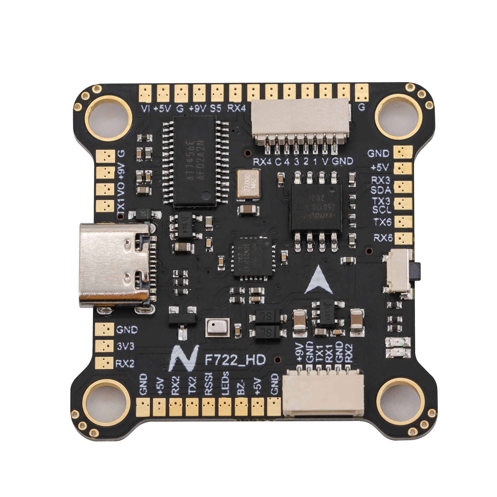 Контроллер полета TCMMRC RC F7 Дрон F722 HD 216mhz для FPV Дрон гоночный Квадрокоптер Дрон 38*38 мм 3-6 S Lipo дроны аксессуары