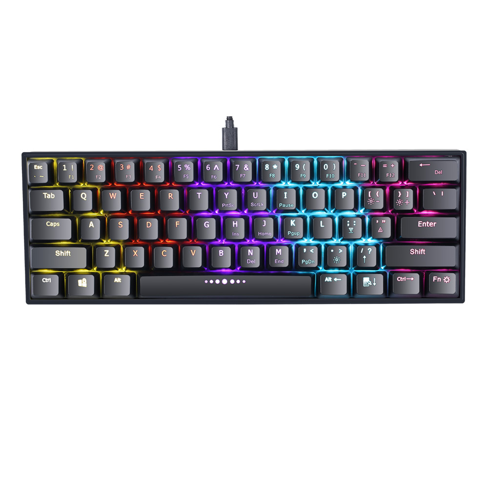 OEM USB игровая проводная и BT беспроводная механическая мини игровая клавиатура