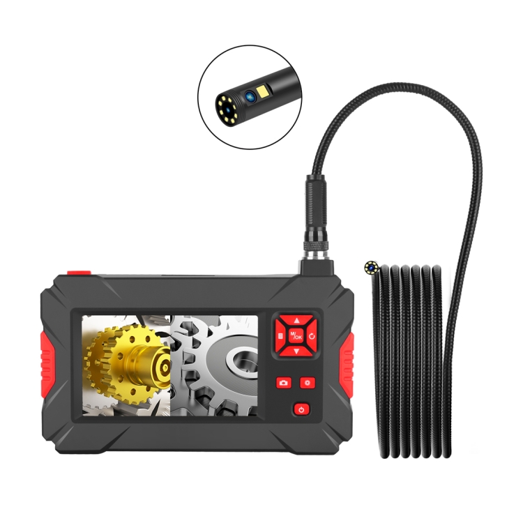 Hot Sale 1080P IP68 waterproof dual camera endoscope camera with screen Cheap endoscope length: 3 meters snake tube