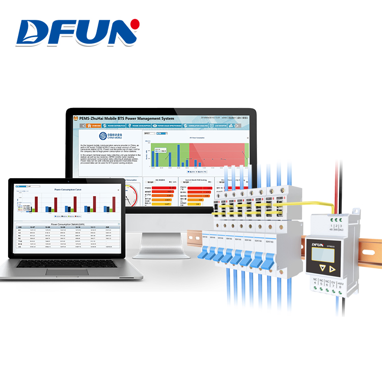 Мультиканальный измеритель энергии DFUN, базовая телекоммуникационная станция, контроль качества электроэнергии