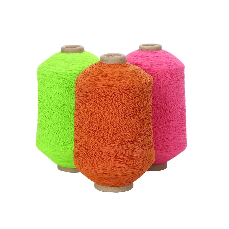 Natural latex rubber thread 907575 double covered yarn for knitting socks
