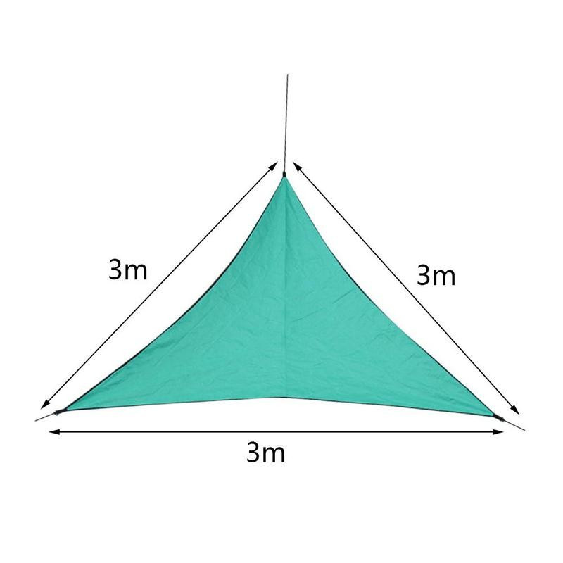 3*3*3 м солнцезащитный козырек, садовый тент, треугольный навес, Солнцезащитная ткань