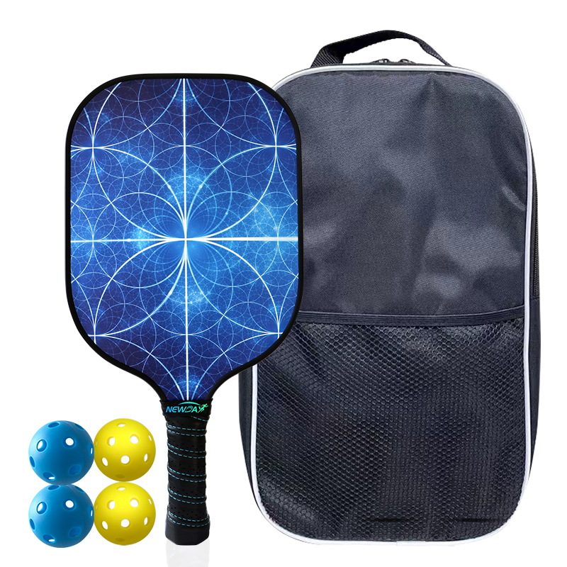 custom carbon fiber premium pickleball paddle graphite honeycomb
