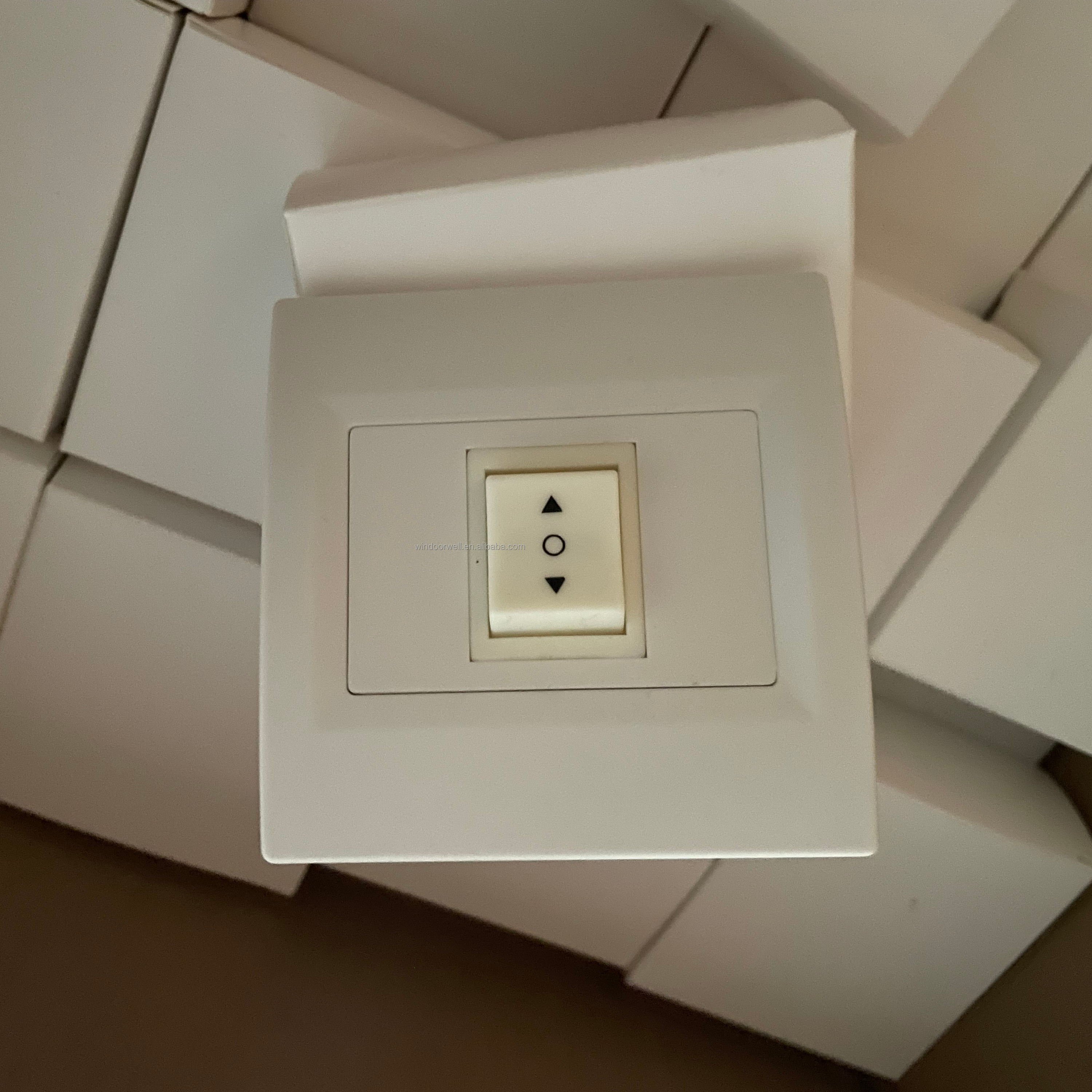 tubular motor push button switch for shutters and doors