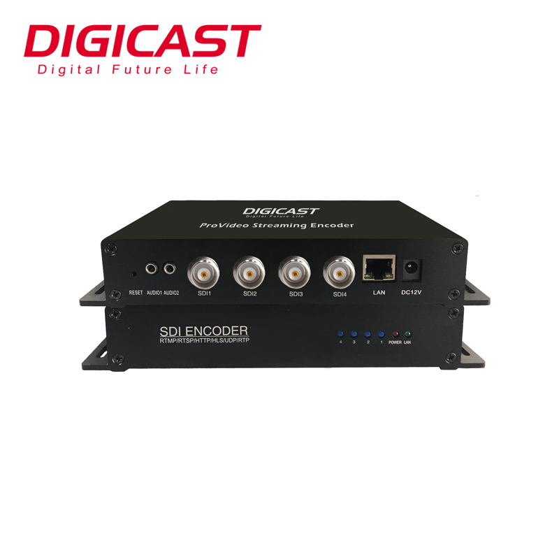 8904A-EC RTMP HTTP потоковое 4 канала IPTV HD SDI кодер для SDI карты захвата
