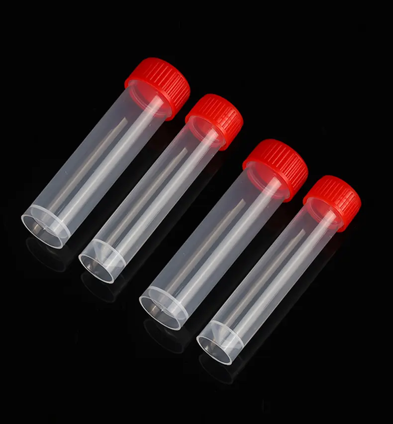 20ML Plastic Empty Sample Collection Tubes disposable Laboratory Tube