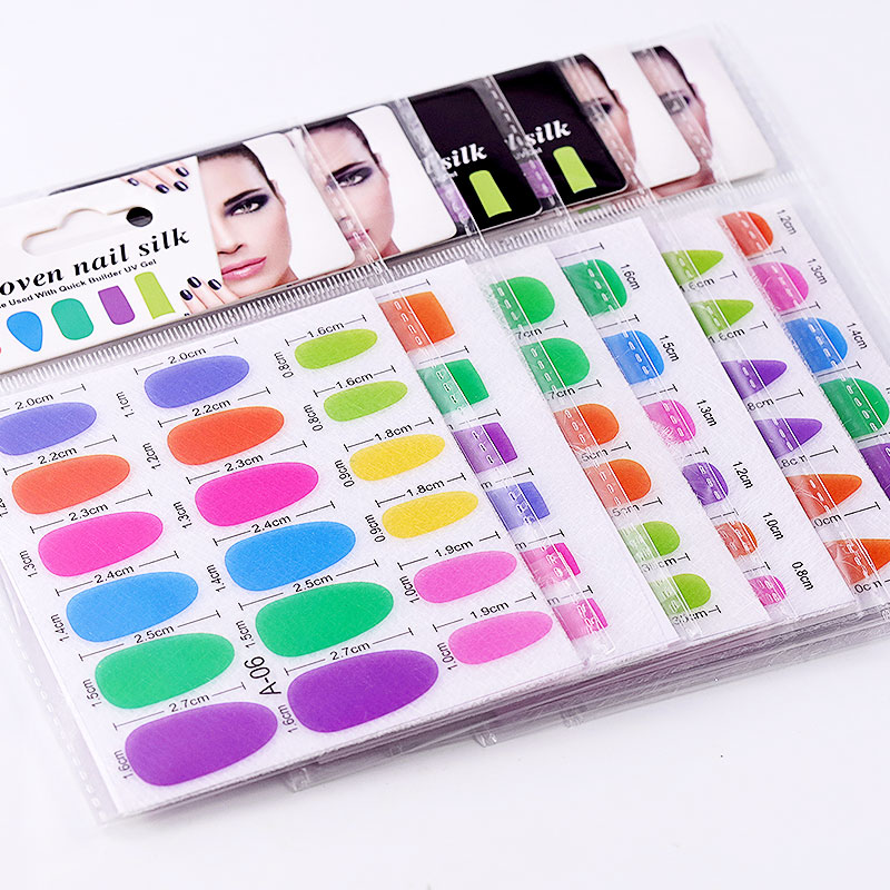 Fiberglass Nail Extension Form Non-Woven Silks UV Gel Building Fiber French Acrylic DIY Poly UV Gel Manicure Accessories