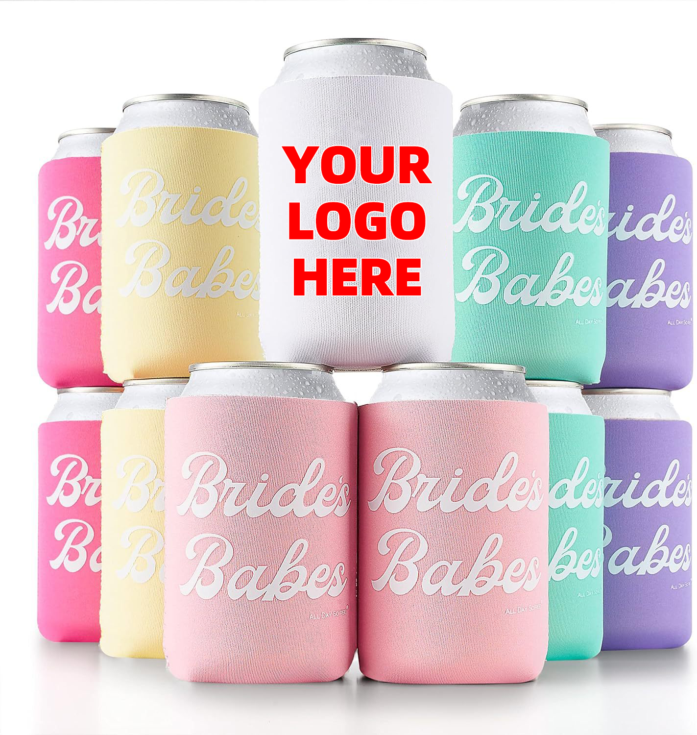 Customized Neoprene Stubby Holder Beer Can Cover With Custom Logo Personalized Sublimation Custom Can Cooler