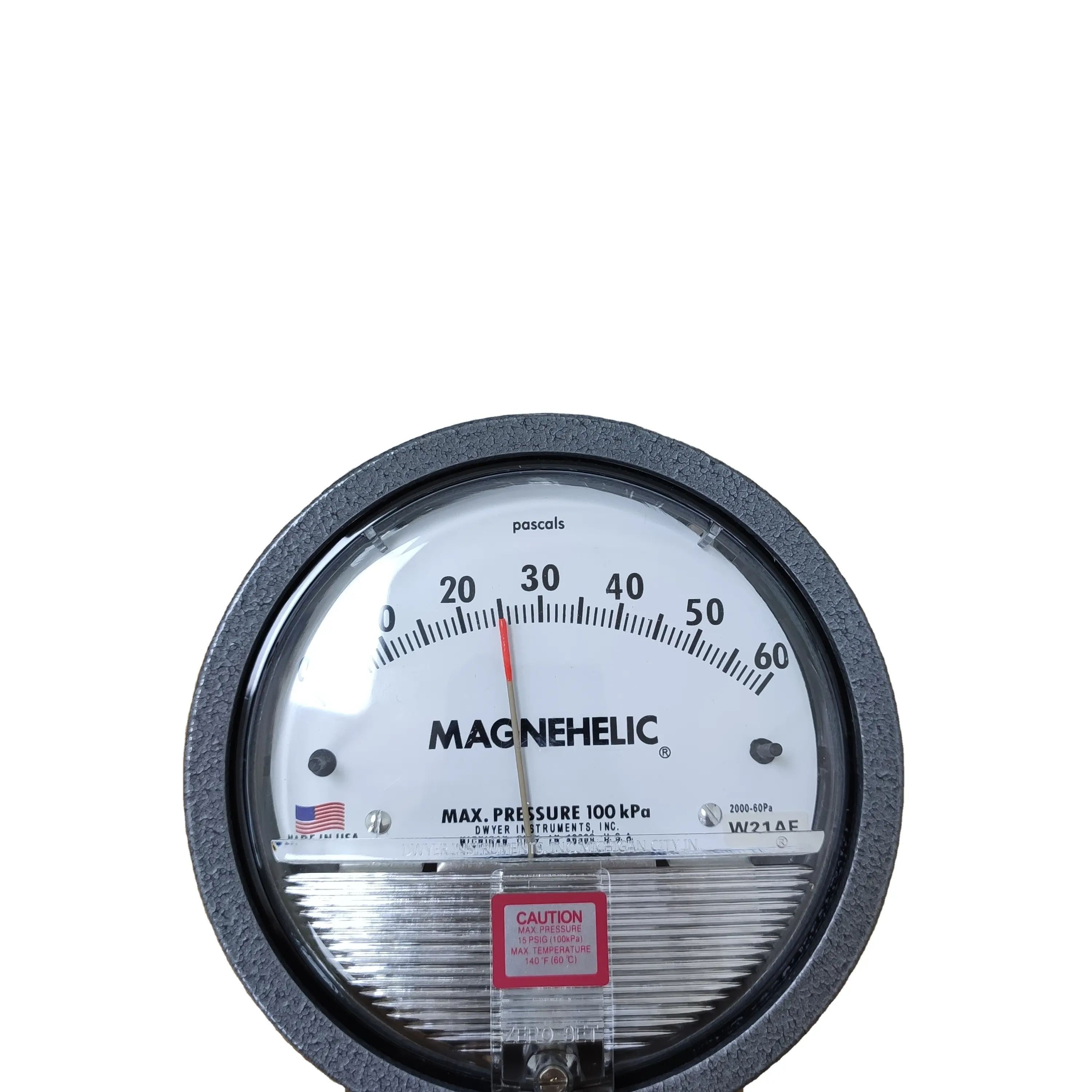 Dwyer Magrfhelic differential pressure gauge 2000 Series 2000-60pa
