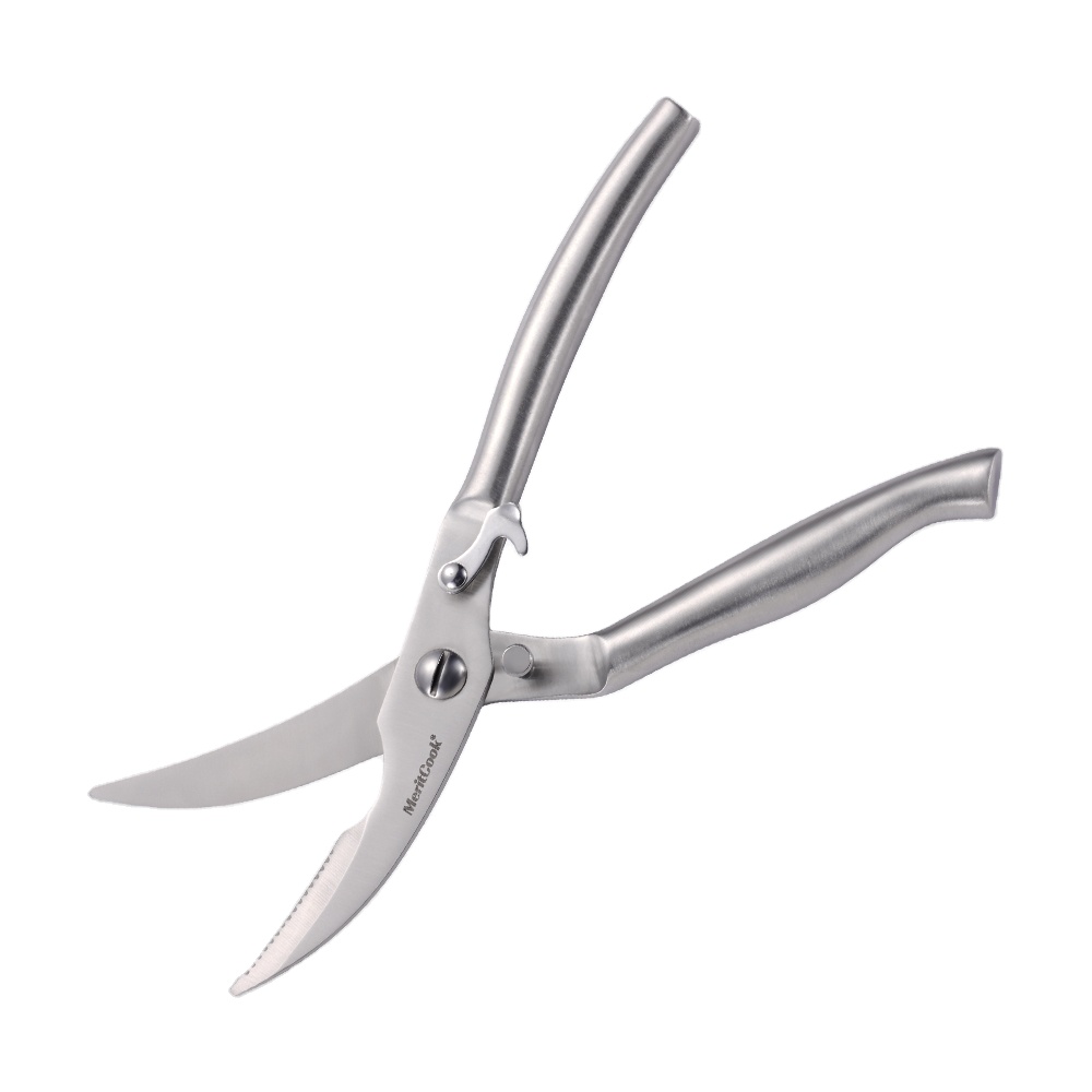 New Premium Multipurpose Stainless Steel BBQ Scissors Heavy Duty Food Scissors Kitchen Shears