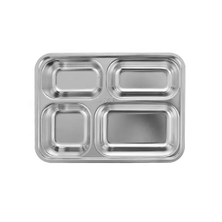 Custom Made Wholesale Stainless Steel Thermo Lunchbox Safe Portable Stainless Steel Lunch Box
