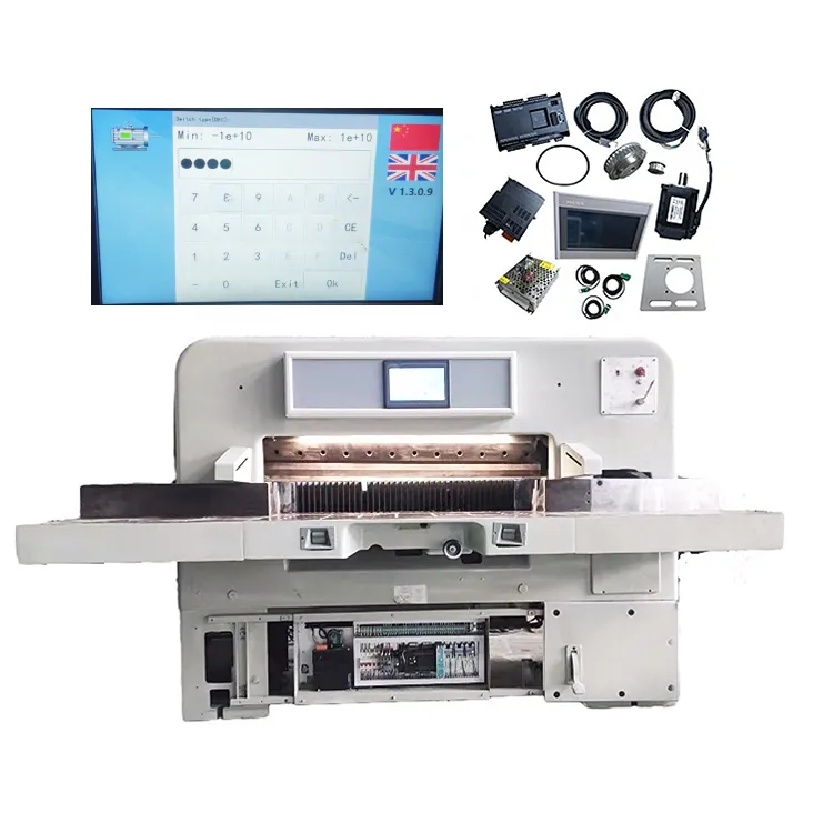 920/1300 cutting machine New paper cutter program control system for cutting machine