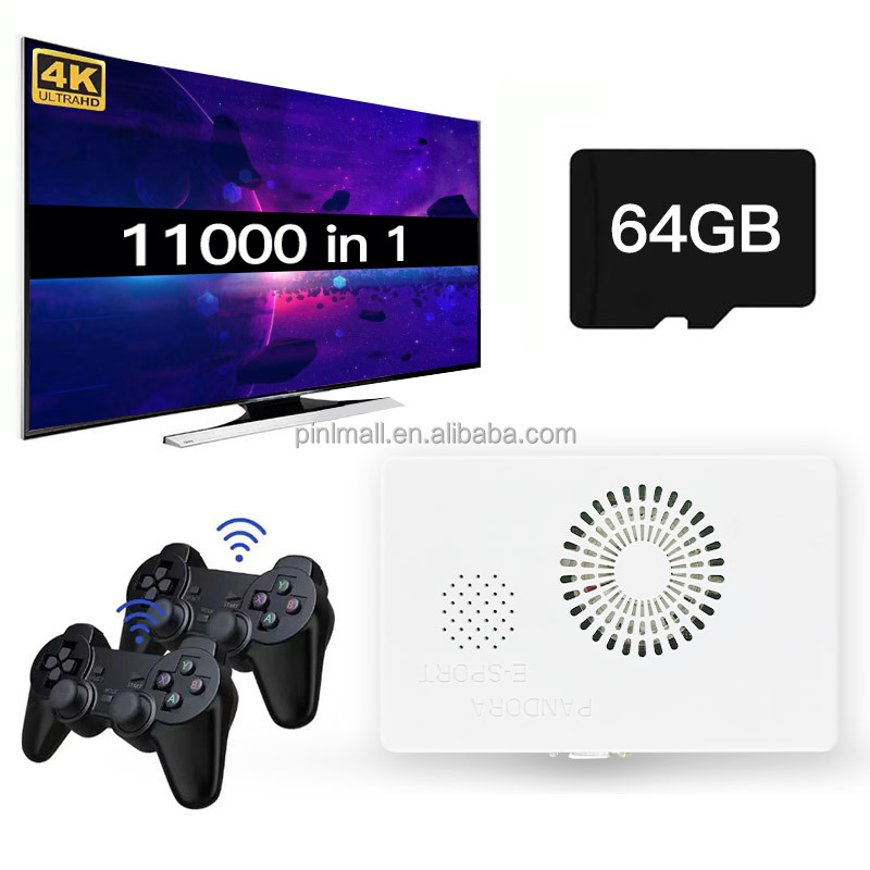 Игровая приставка Pandora, проводная игровая приставка для киберспорта, HD, AV, Wi-Fi, 4K, в ретро стиле, Классическая консоль для видео игр, ТВ