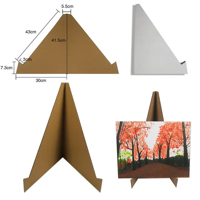 Cardboard Stand ;Economic and Cheap Cardboard Easel for painting ,