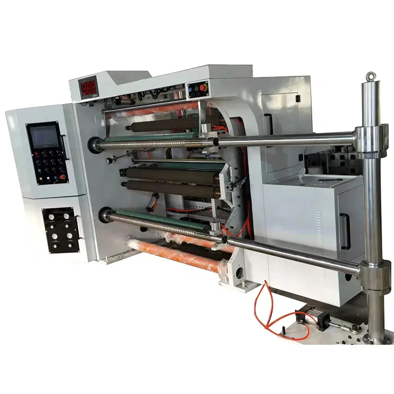 easy operate plastic film slitting and rewinding machine