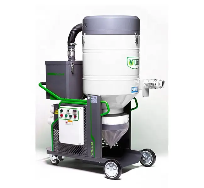 2 Stage Filtration Industrial Vacuum Cleaner for Floor Grinding Asbestos Silica Hazardous Dust