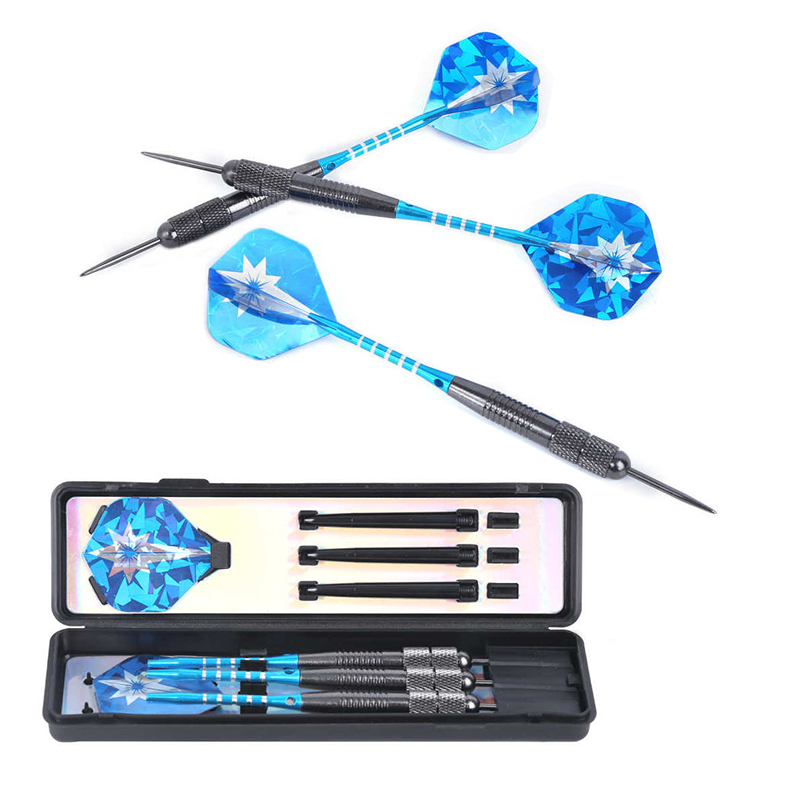 3 шт 26g Dart игла Чистая медь покрытие Вольфрам анти-осенний жесткий аксессуар с синим стержнем