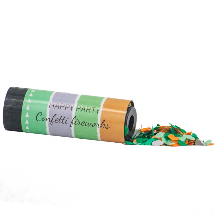 Насадка для мыши для детского душа Push Pop Nail Clear Acrylic Custom Confetti Shape Lip Gloss