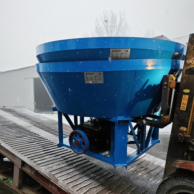 Factory Price 1200 Wet Pan Mill New Construction Gold Grinding Machine With Motor For Ore Magnetic Gravity Separator Application