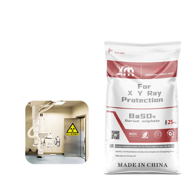 barite 4.2 X-ray radiation protection CT DR room hospital wall coating special sand barium sulfate