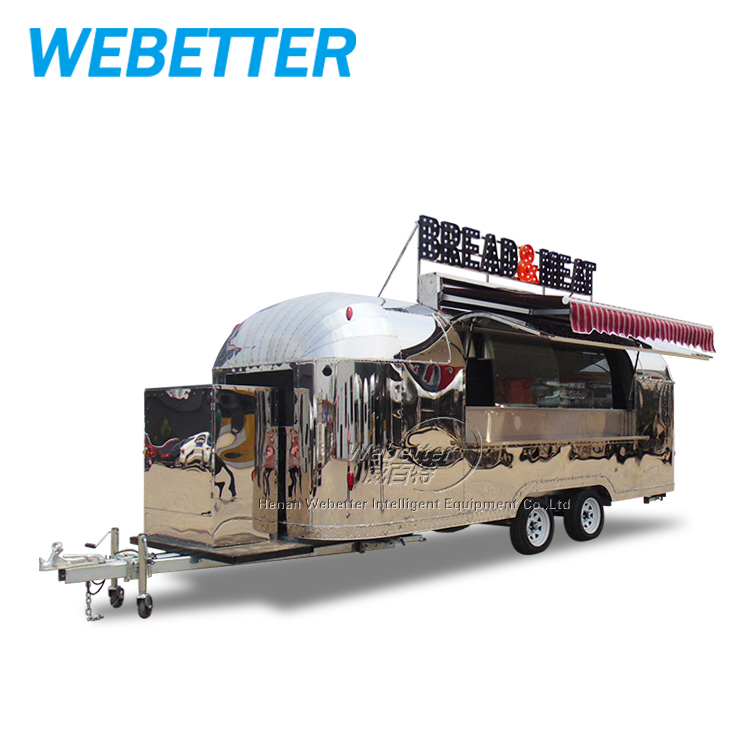 Webetter, модный дизайн, airstream, мобильный кухонный фургон