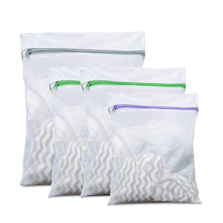 New Style Polyester Net Sock Portable Laundry Wash Bag For Washing Machine