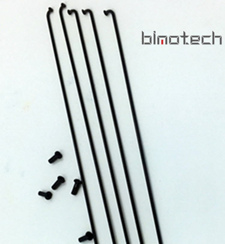 Wholesale black stainless steel 14g bicycle spoke all sizes bicycle spoke and nipple 86~192mm Bicycle parts