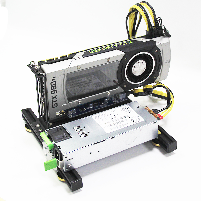 Внешняя графическая карта для ноутбука, док-станция mini pcie к pciex16, комплект переходных карт, кронштейн + переходная карта + силовой кабель для графического процессора + источник питания