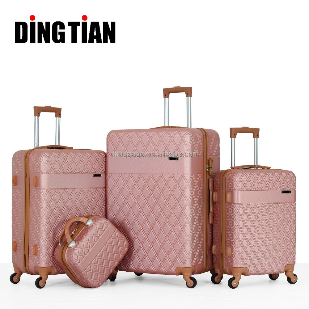 Custom carry on 6 pcs luggage set travel bags hand 4 wheels trolley bag suitcase