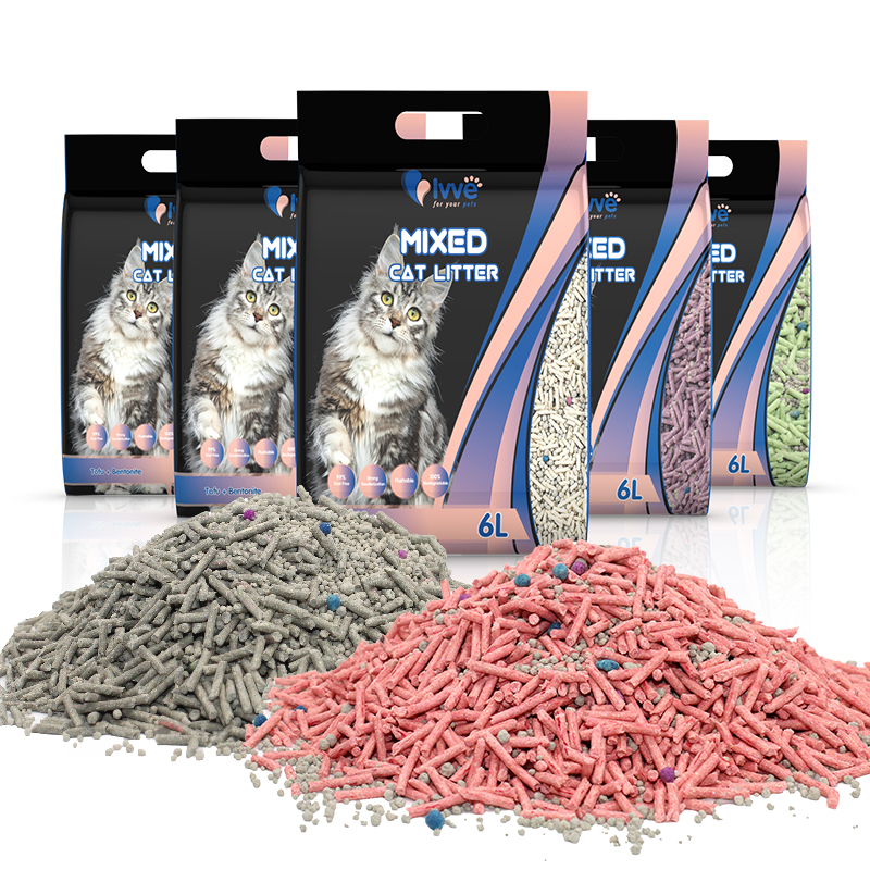 Buy sand cat wholesale price cat litter 10l bentonite clay tofu litter sand for cat