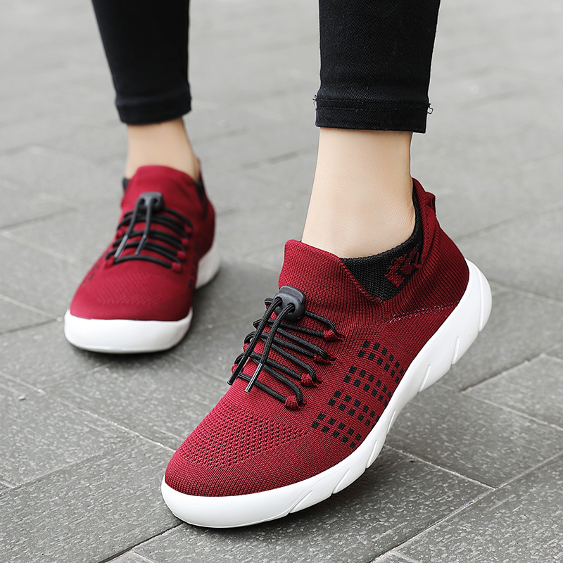 China Factory Fashion Low Price Durable Lace-up Non-slip women Sports Running Shoes And Sneakers